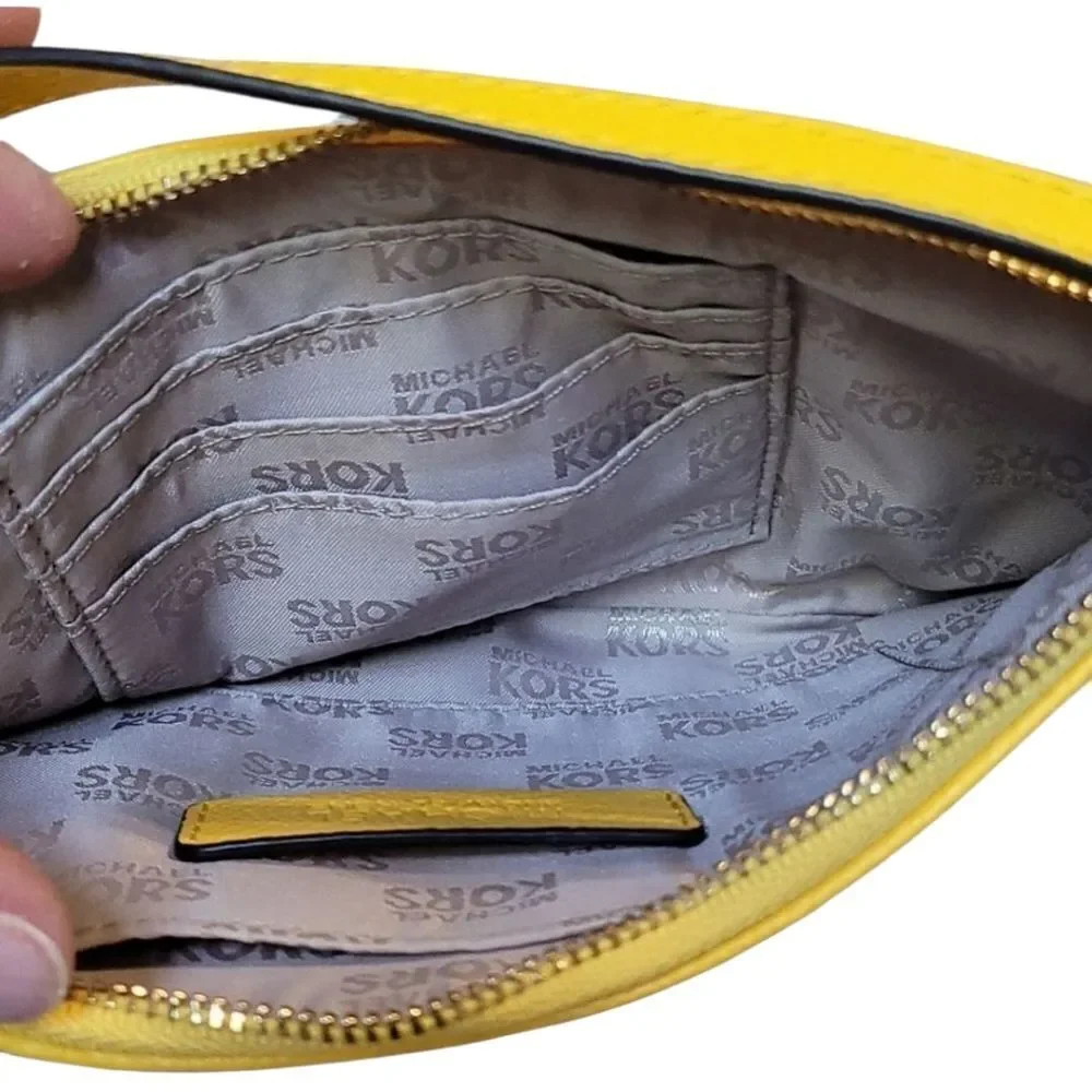 Michael Kors Yellow Wristlet